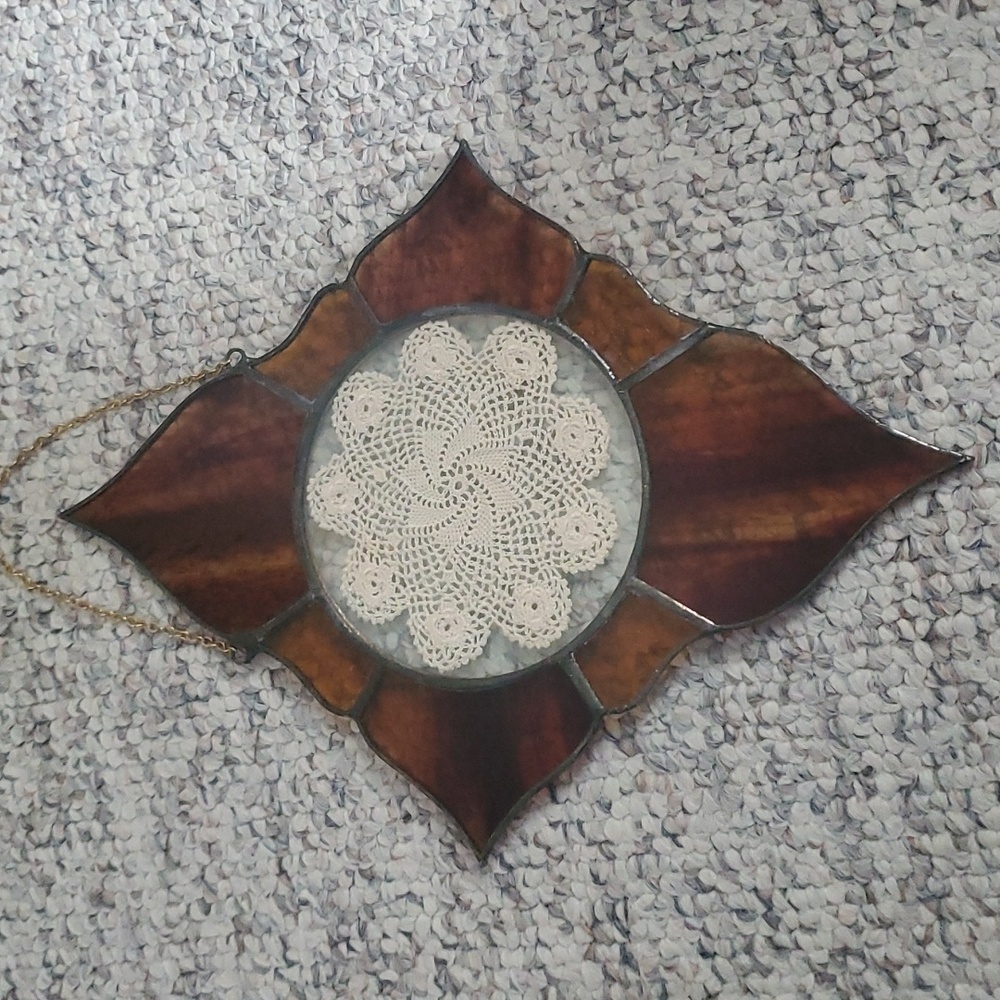 Stained glass doily